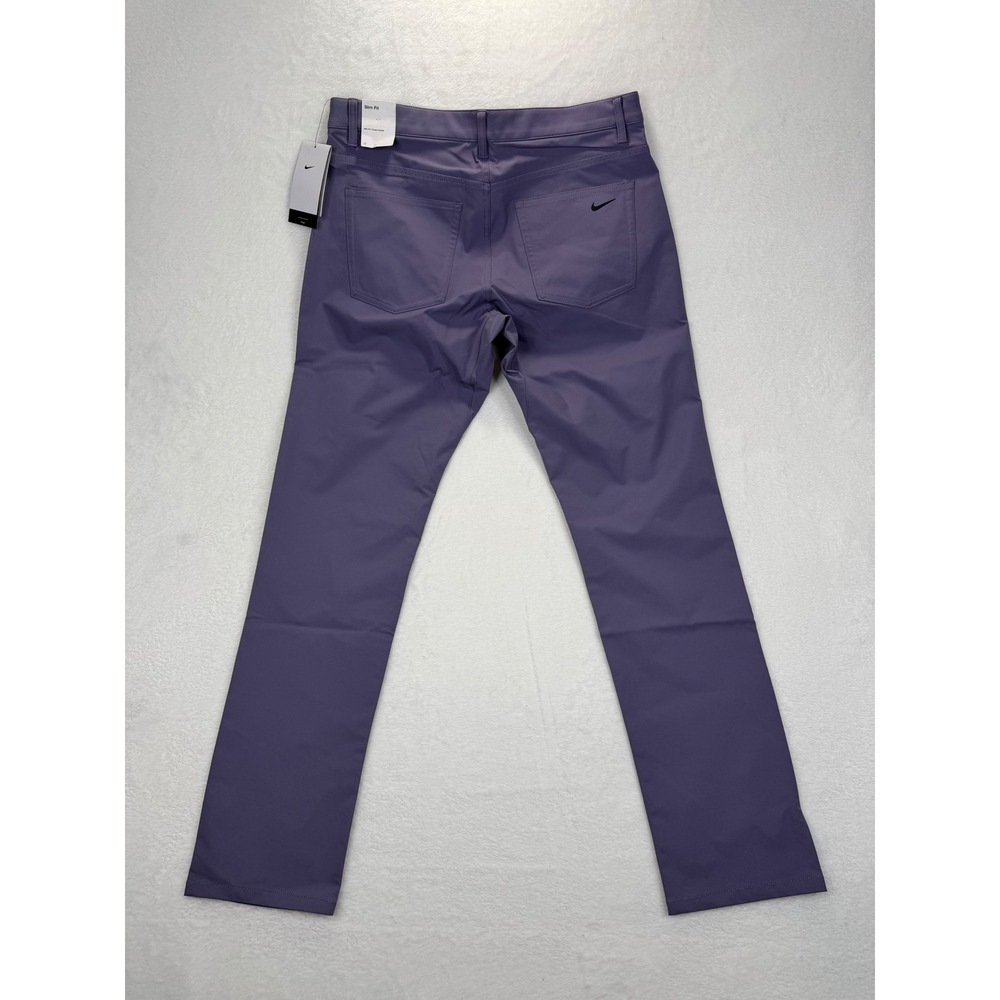 Nike Golf Dri-FIT Victory Slim Fit Pants Purple FD5615-509 Mens 34x34 - Picture 6 of 7
